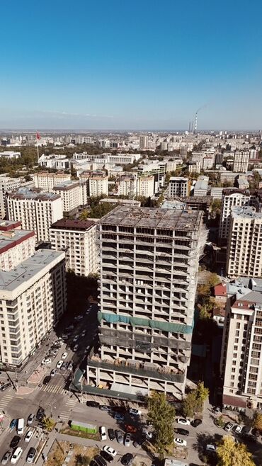 элитные квартиры продаж: 3 бөлмө, 128 кв. м, Элитка, 15 кабат, ПСО (өзү оңдоп түзөтүп бүтүү үчүн)