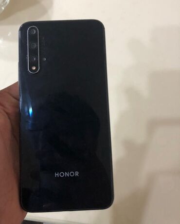 honor 8x ekran: Honor 20, 128 GB, rəng - Qara, Barmaq izi, İki sim kartlı