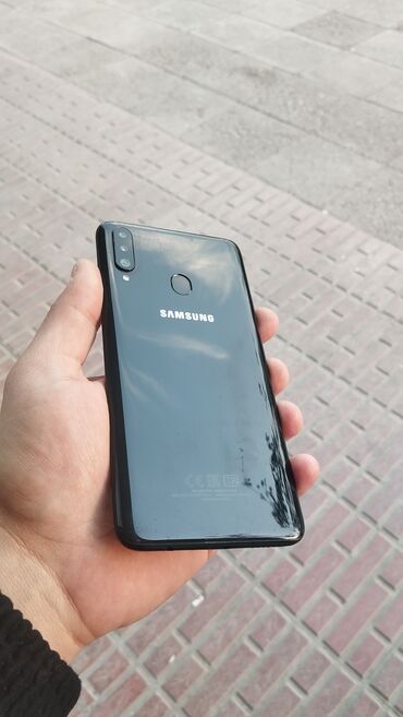 Samsung: Samsung Galaxy A20, 32 GB, rəng - Qara, Barmaq izi — 6