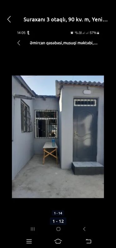 Həyət evləri və villaların satışı: Əmircan qəs. 3 otaqlı, 90 kv. m, Yeni təmirli — 1