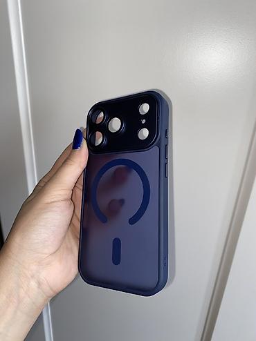 iphone 16 pro kabro: Məhsul: İphone 17 pro kabro, MagSafe uyumlu qoruyucu örtük - Model — 3
