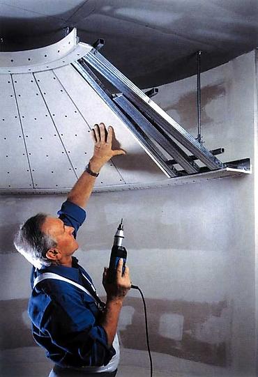 Монтажные работы: Монтаж гипсокартона: стены, перегородки, потолки любой сложности - — 2