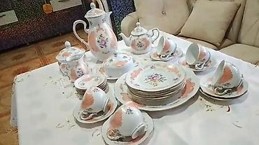 tefal cay: Çay dəsti, rəng - Ağ, Farfor, Çexiya — 4