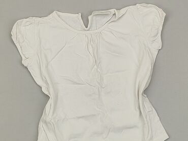 biała bluzka mlodziezowa: Bluzka, 3-4 lat, 98-104 cm, stan - Dobry
