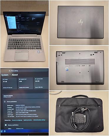 HP ZBook 14u G6 noutbuku Texniki göstəricilər: - Prosessor: Intel