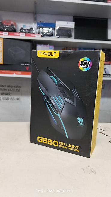 ikinci el printer: T-WOLF G560 oyun siçanı - 6D+ Key: 6 funksional düymə ilə rahat — 2