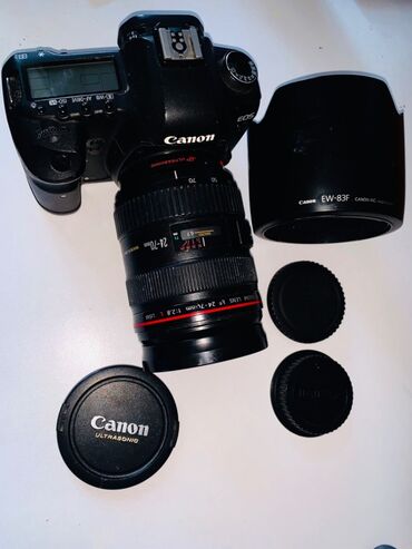 Fotokameralar: Фотоаппарат Canon EOS 5D Mark II Kit EF 24-70mm f/2.8L II USM
