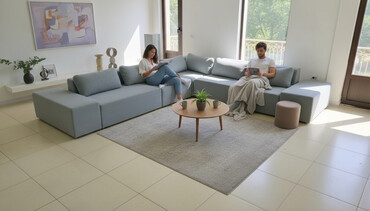 купить офисный диван: Секционный диван "Париж", состоит из нескольких модулей, которые можно