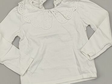 biała prazkowana bluzka: Блузка, Cool Club, 7 р., 116-122 см, стан - Хороший