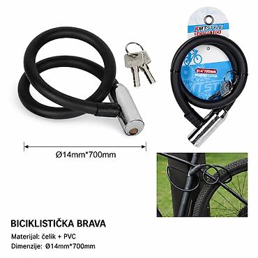 KMT Brava za bicikl 2008593 Robusna biciklistička brava za