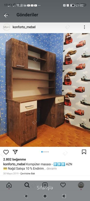 Masalar: Yazı masası, Yeni, Açılmayan, Laminat, Dördbucaq masa -da lalafo.az — 9 Masalar: Yazı masası, Yeni, Açılmayan, Laminat, Dördbucaq masa — 9