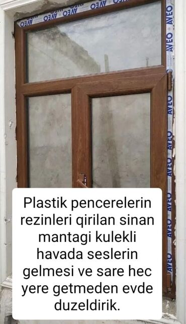 pencere modelleri: Plastik pəncərə İşlənmiş