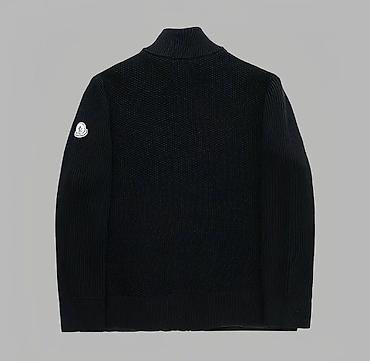 вязаный ажурный кардиган: Мужская куртка, M, Moncler, Новый, цвет - Черный — 2