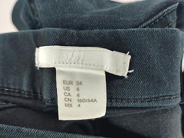 chaotic system jeans: H&M, Spodnie materiałowe damskie, rozmiar XS — 4