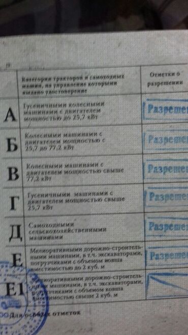 Резюме: Ищу работу водит спецтехника. Тракторист машинист Бульдозеры