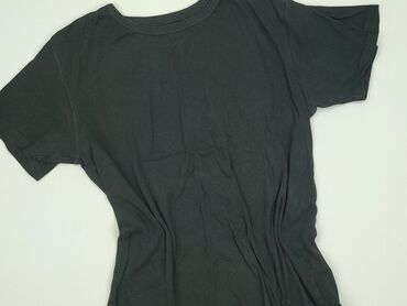 bluzki czarne basic: F&F, T-shirt damski, L