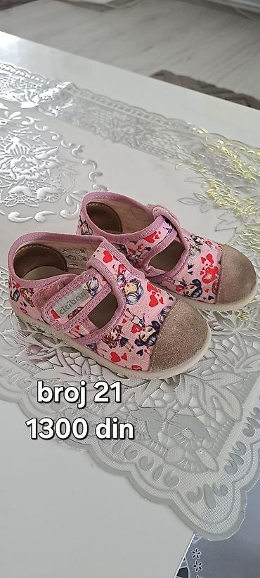 Patike: Dečija obuća – više modela i brojeva. 1) Snegarice, broj 22 - Roze — 5