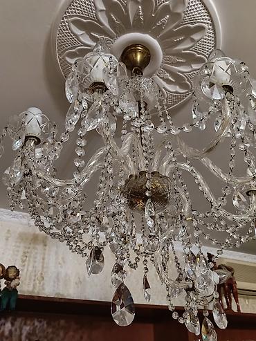 priz: Çılçıraq, 8 lampa, Xrustal — 1