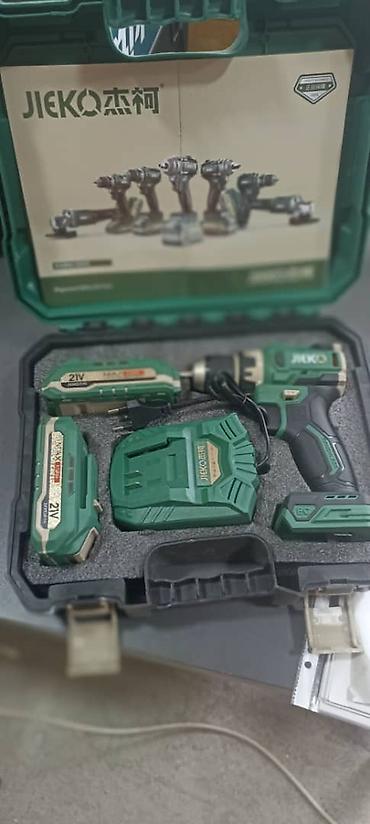 brushless: Аккумуляторный шуруповёрт/дрель JIEKO 21V в комплекте Особенности: - — 1