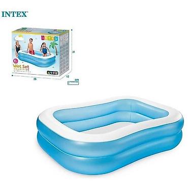 летний бассейн: Надувной бассейн Intex 57180 | 203^152^48 см | 540 л Отличный — 2