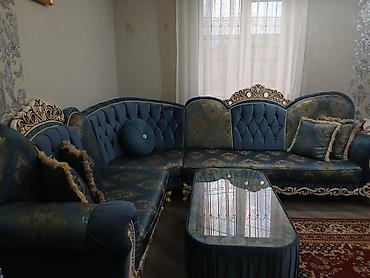 pismeni stol: Künc divan, İşlənmiş, Parça, Çatdırılma yoxdur — 1