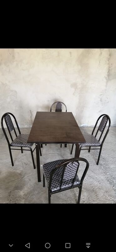 Masa və oturacaq dəstləri: Mətbəx üçün, Yeni, Açılmayan, Kvadrat masa — 22