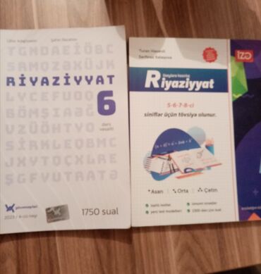 Kitablar, jurnallar, CD, DVD: Riyaziyyat 6 cı sinif güvən testi-5 manat Riyaziyyat 5-8 ci sinif - 4