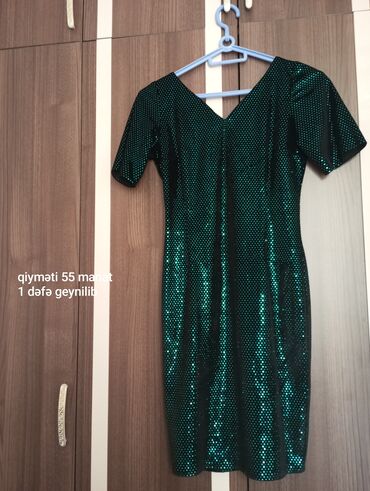 qisa don modelleri: Вечернее платье, Мини, M (EU 38)