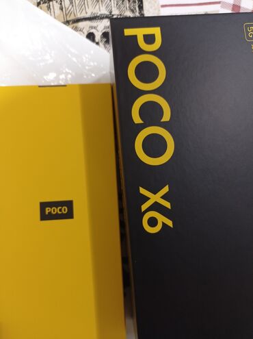 poco yeni: Poco X6 Pro 5G, rəng - Qara, Barmaq izi