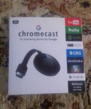 Продам Chromecast TV streaming device by Coogle новый в упаковке