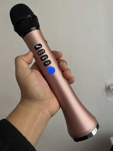 акустические системы sennheiser с микрофоном: Беспроводной караоке‑микрофон LL-898 с динамиком Подарили лежит без