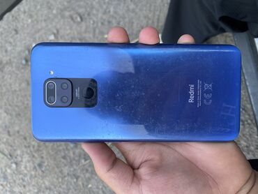 корпус для пе: Redmi, Redmi 9, Б/у, 64 ГБ, цвет - Голубой, 2 SIM