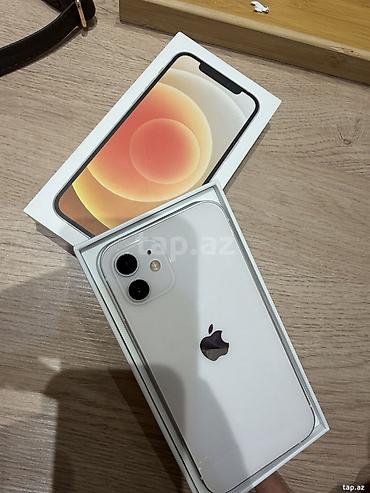 iphone 12 az: IPhone 12, 64 GB, Ağ, Barmaq izi, Face ID, Sənədlərlə — 1