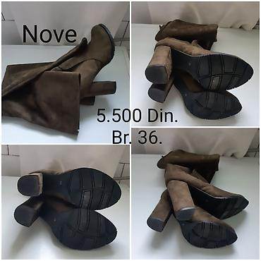 ccc ugg cizme: Ženske čizme iznad kolena - Materijal: kvalitetan eko velur - Boja — 4