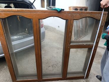 буу терезе эшик: Даяр жыгач терезеле, Терезе түрү: Стандарттык, Колдонулган, Орнотуусуз