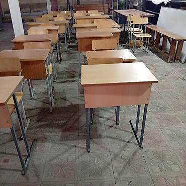 Ofis mebeli: Məktəb/Ofis mebelləri dəsti - Material: laminat/LDSP ağac teksturalı — 4
