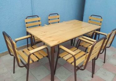 Masa və oturacaq dəstləri: Yeni, Açılmayan, Kvadrat masa, 4 stul — 5