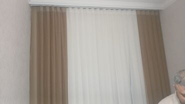 Pərdə və tüllər: Yeni, Tül, rəng - Ağ, Ödənişli çatdırılma — 6