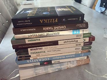 Testlər: "2019-2021-ci illərin test və dərslik kitablarıdır. Əksəriyyəti çox az — 1