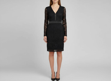 piórka do sukienki: Bebe, Women`s dress, size S