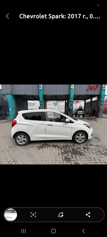 купить chery tiggo: Chevrolet Spark: 2017 г., 1 л, Автомат, Бензин