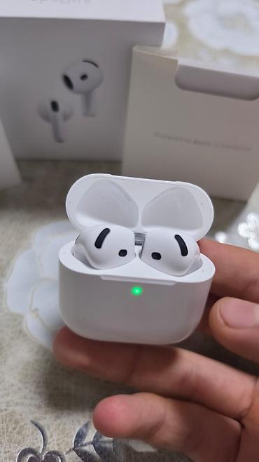 paltar yuyan maşın ikinci əl: İşlənmiş Simsiz (Bluetooth) Qulaqcıqlar, Apple, rəng - Ağ — 4