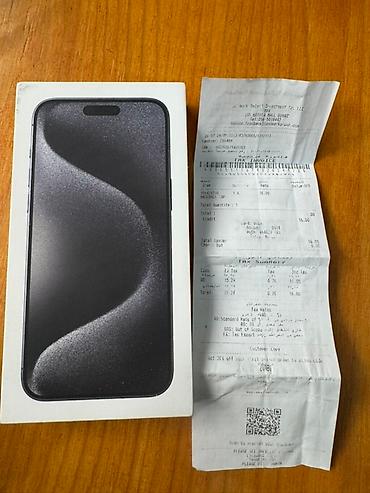 аифоны: IPhone 15 Pro Max, Б/у, 256 ГБ, Черный, Коробка, 89 % — 9