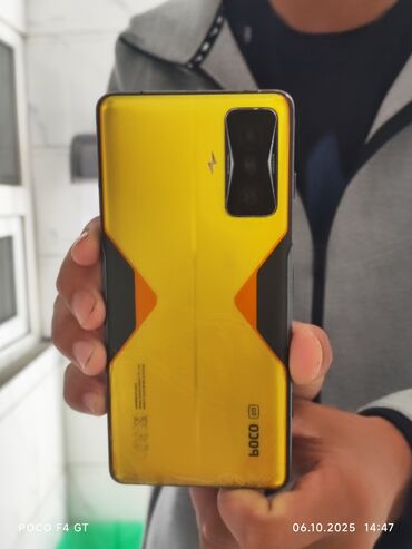 холодильное оборудование бишкек: Poco F4 GT, Б/у, 128 ГБ, цвет - Желтый, 1 SIM, 2 SIM, eSIM