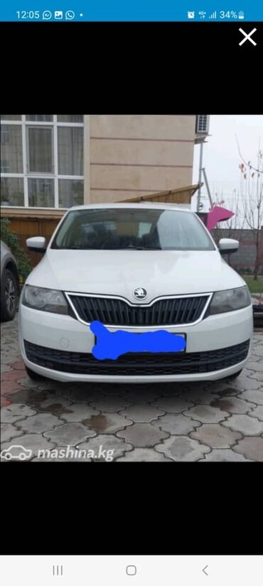 Skoda: Skoda Rapid: 2017 г., 1.6 л, Автомат, Бензин, Хэтчбэк