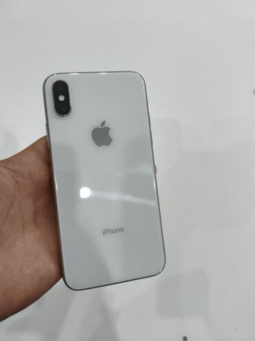 айфон хl: IPhone X, Б/у, 256 ГБ, Белый, Зарядное устройство, Чехол, Коробка, 100 %