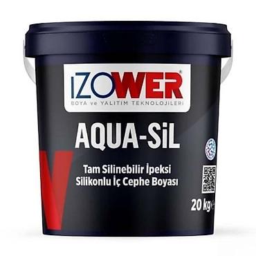 ev boyası: Silikonlu Divar üçün boya, Izower, 20 kq, Suya davamlı — 1