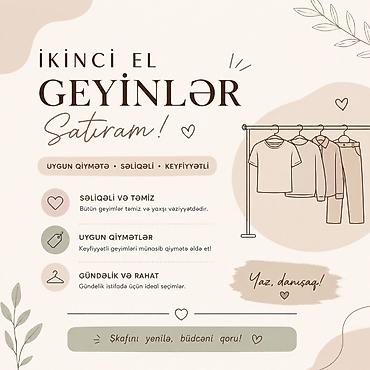 tecili satilan ucuz esyalar: İkinci əl geyimlər satılır! - Səliqəli və təmiz: Bütün geyimlər — 1