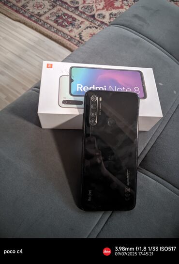 редми нот 13 про цена в оше: Redmi, Redmi Note 8, Колдонулган, 64 ГБ, түсү - Кара, 2 SIM