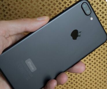 iphone 8 plus 2. el: IPhone 7 Plus, 32 GB, Jet Black, Barmaq izi, Face ID